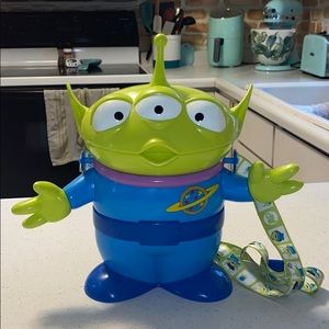 Disney Parks Popcorn Bucket Toy Story Green Alien